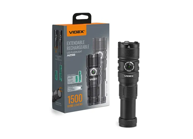 Ліхтар VIDEX VLF-A298 1500Lm 5000K Фото 1