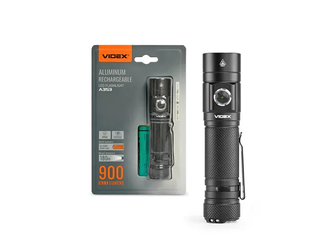 Ліхтар VIDEX VLF-A353 900Lm 5000K Фото 1