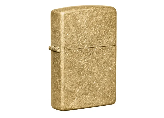 Запальничка Zippo Regular Tumbled Brass 49477 Фото 1