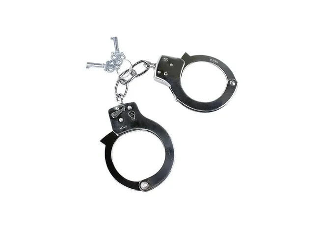 Наручники Mil-Tec SILVER STEEL сталеві Фото 1