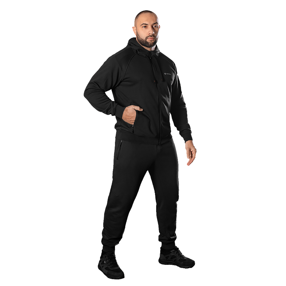Спортивний костюм Camotec FitPro Zip Чорний Фото 1