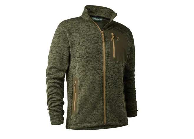 Кофта DeerHunter Sarek Knitted (365 Olive Night melange) Фото 1