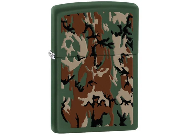 Запальничка Zippo Camouflage GREEN MATTE Фото 1