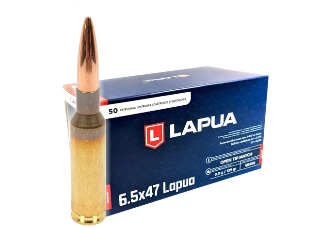 Патрон Nammo Lapua кал. 6,5x47 Lapua куля Scenar маса 9 г/139 гр Фото 1