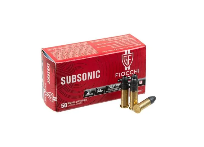 Патрони Fiocchi 22 LR Subsonic LRN HP 38Gr (2.46 г) Фото 1