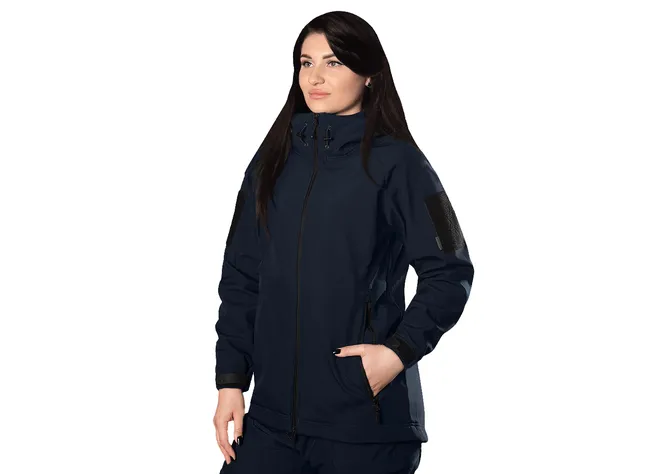 Куртка Camotec Pani SoftShell Темно-синя Фото 1