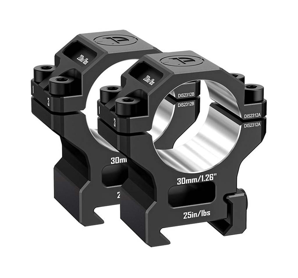 Кольца Discovery Scope Mount 6061 (30 мм) Medium на Picatinny. ВН - 17 мм Фото 1