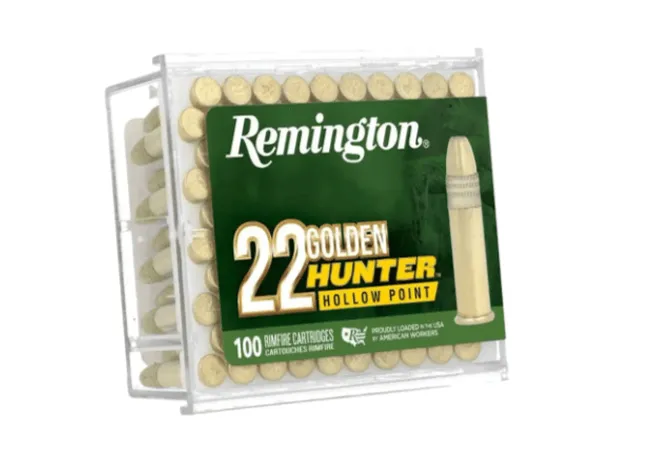 Патрон Remington Golden Hunter кал. 22LR куля Plated HP 40 гр (2.6 г) Фото 1