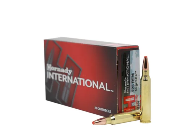 Патрон Hornady International кал. 223 Rem куля ECX маса 50 гр (3,24г) Фото 1