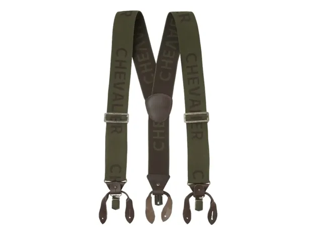 Подтяжки Chevalier Logo Suspenders Green Фото 1