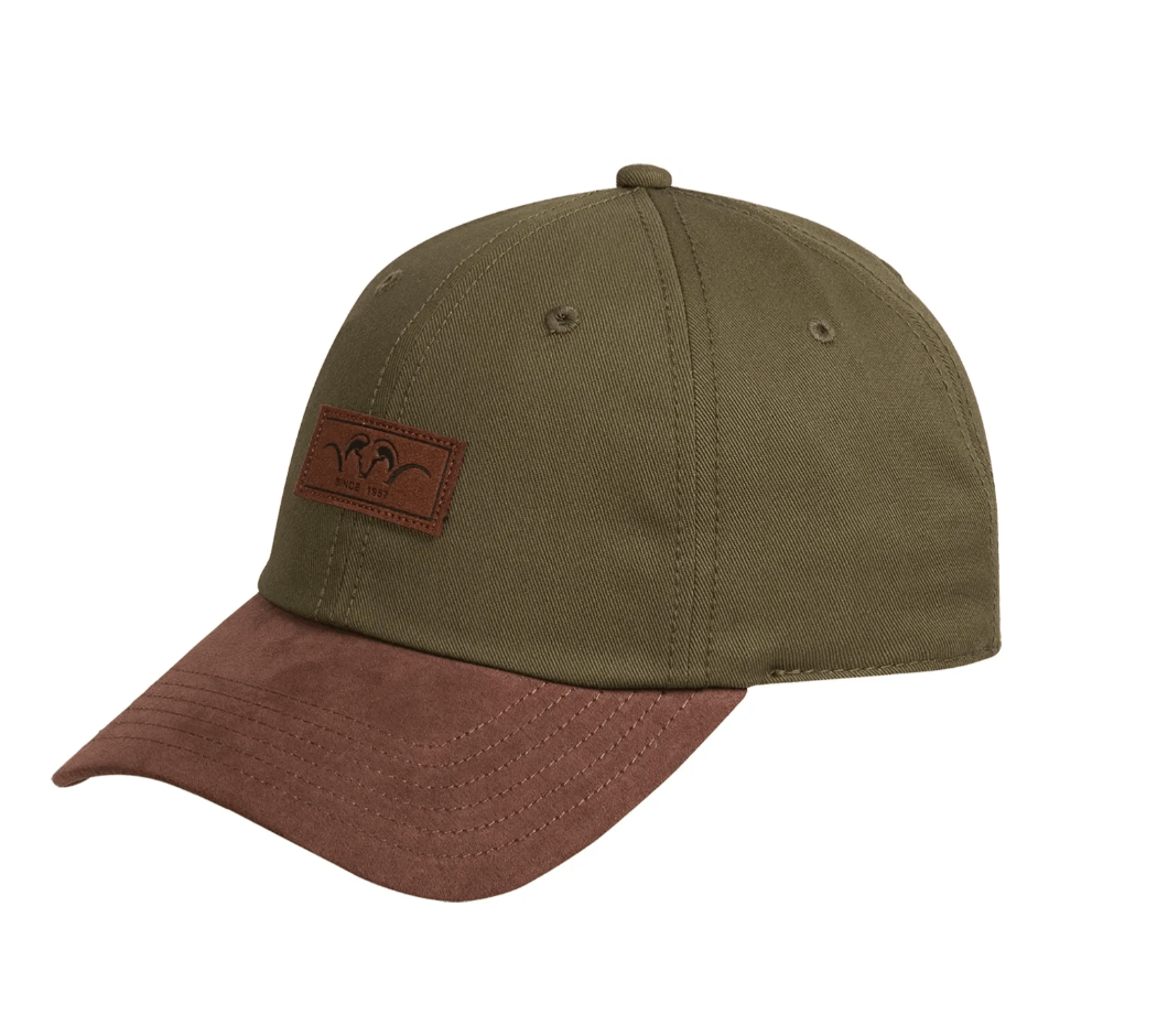 Кепка Blaser Active Outfits Argali Suede Badge Dark olive/brown Фото 1