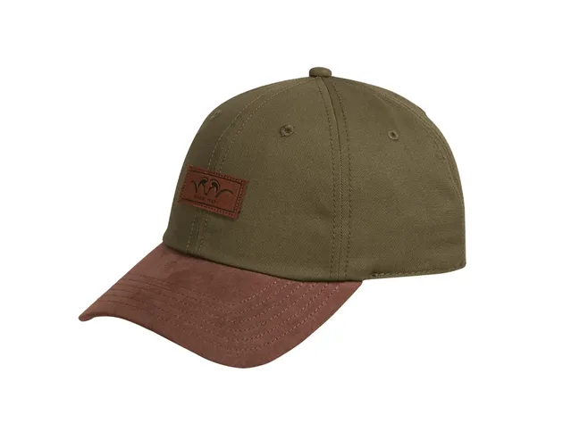 Кепка Blaser Active Outfits Argali Suede Badge Dark olive/brown Фото 1