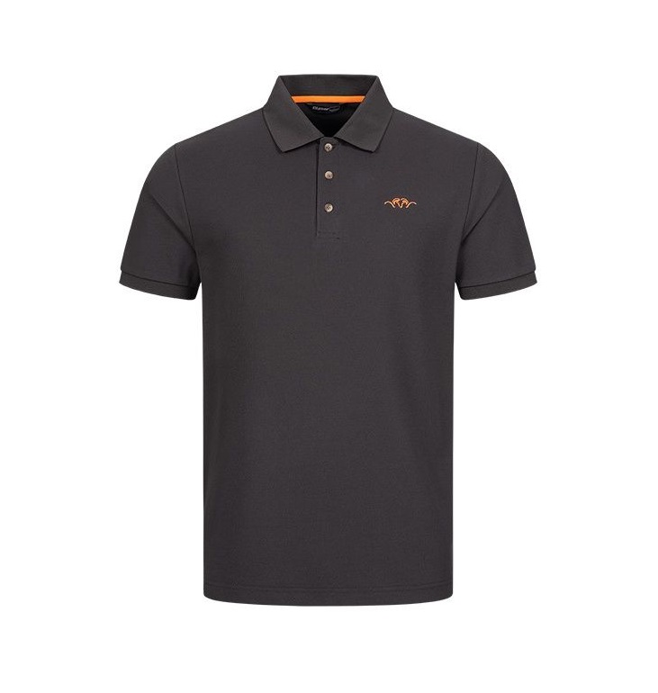Поло Blaser Active Outfits Solid Polo Dark grey Фото 1