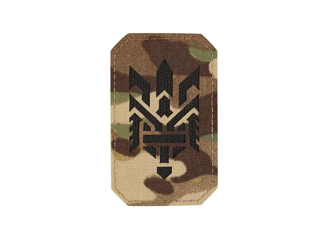 Нашивка M-Tac Тризуб (стилізована) Laser Cut Multicam/Black Фото 1