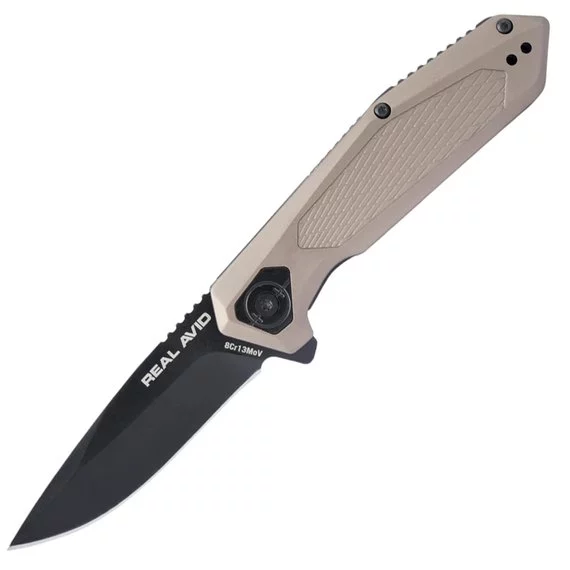 Ніж Real Avid RAV-3 Black Oxide Aluminum + Steel Фото 1