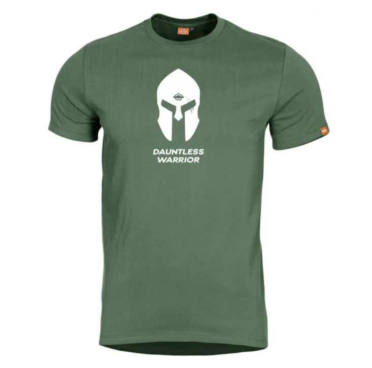 Футболка Pentagon Ageron Spartan Helmet Olive Green Фото 1