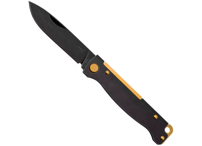 Ніж Boker Plus Atlas Black Stonewash Brass Фото 1
