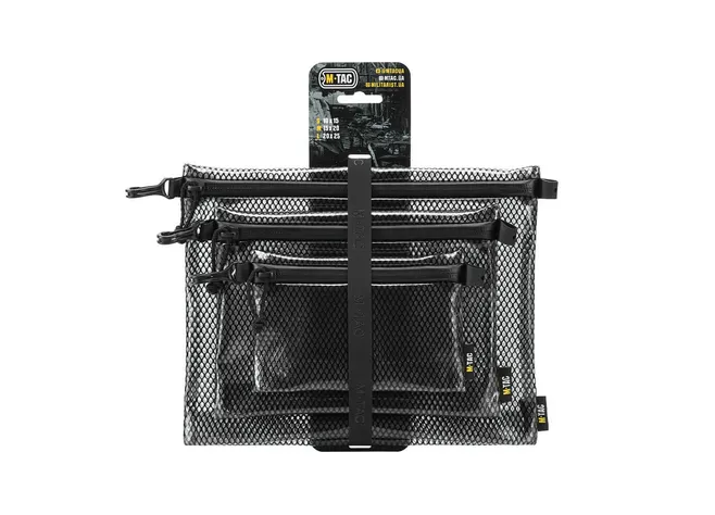 Комплект органайзерів M-Tac Zip Pocket Set Elite Black Фото 1