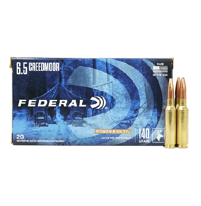 Патрон Federal Power Shok 6.5 Creedmoor JSP 9,07 г (140 Gr ) Фото 1