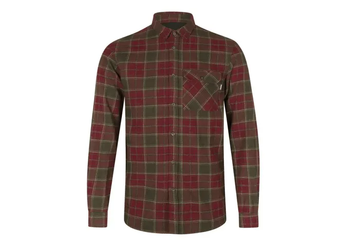 Сорочка Seeland Glen Flannel Shirt Red check Фото 1