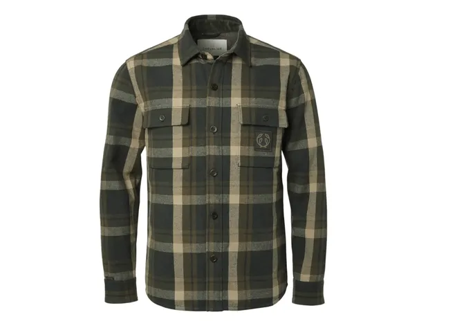 Сорочка Chevalier Axe Overshirt Men Green Checked Фото 1