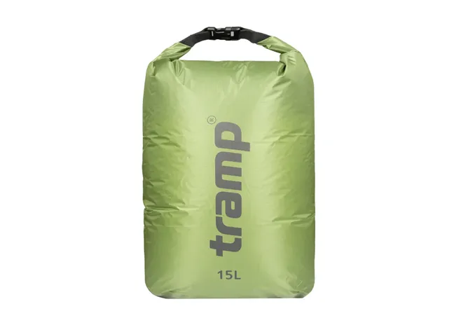 Гермомішок Tramp Nylon TPU Ripstop 15 л UTRA-122 Оливковий Фото 1