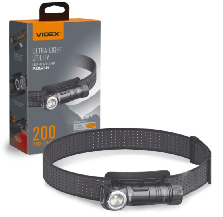 Портативный светодиодный фонарик VIDEX VLF-A056H 200Lm 5000K Фото 1