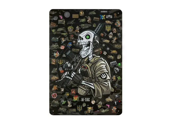 Панель M-Tac для нашивок Це наша посадка 900x1300 Black MC Фото 1
