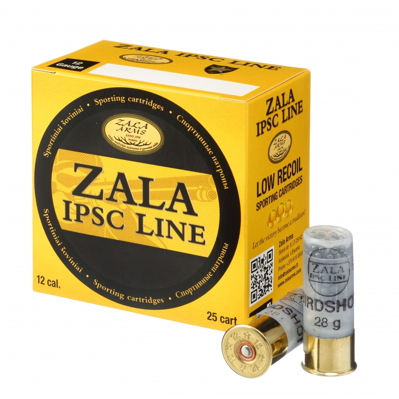 Патрон Zala Arms IPSC Dakar кал. 12/70 дріб № 3 (3,5 мм) наважка 30 г Фото 1