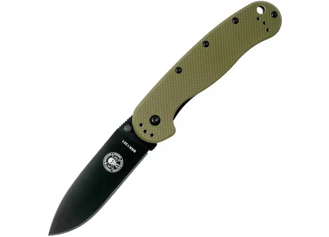Ніж Esee Knives Avispa Black Blade D2 Nylon OD Green Фото 1
