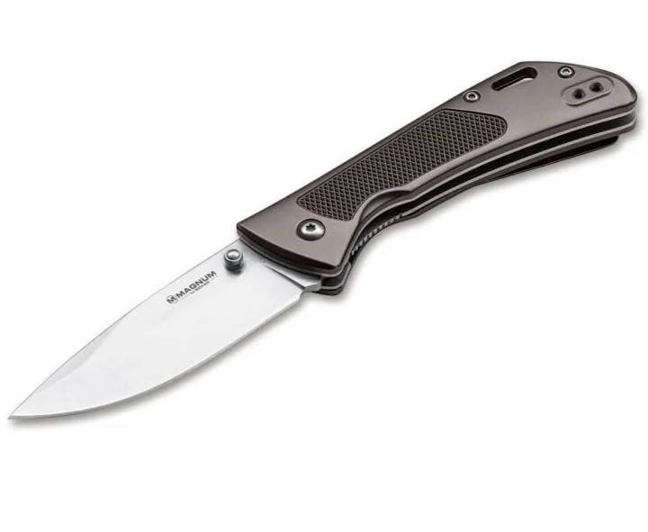 Ніж Boker Magnum "Advance Checkering Dark Bronze" Фото 1