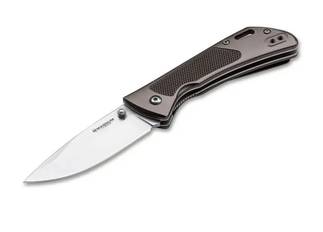 Ніж Boker Magnum "Advance Checkering Dark Bronze" Фото 1