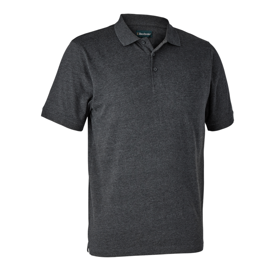 Поло DeerHunter Gunnar Polo (957 Dark Grey Melange) Фото 1