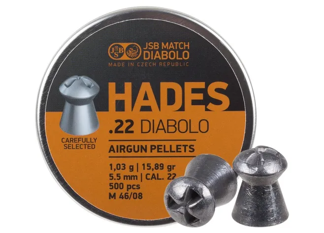 Пули пневматические JSB Hades. Кал. 5.5 мм. Вес - 1.03 г. 500 шт/уп Фото 1