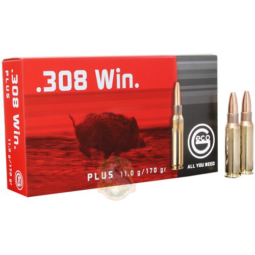 Набій GECO кал.308 Win куля Plus маса 11 г Фото 1