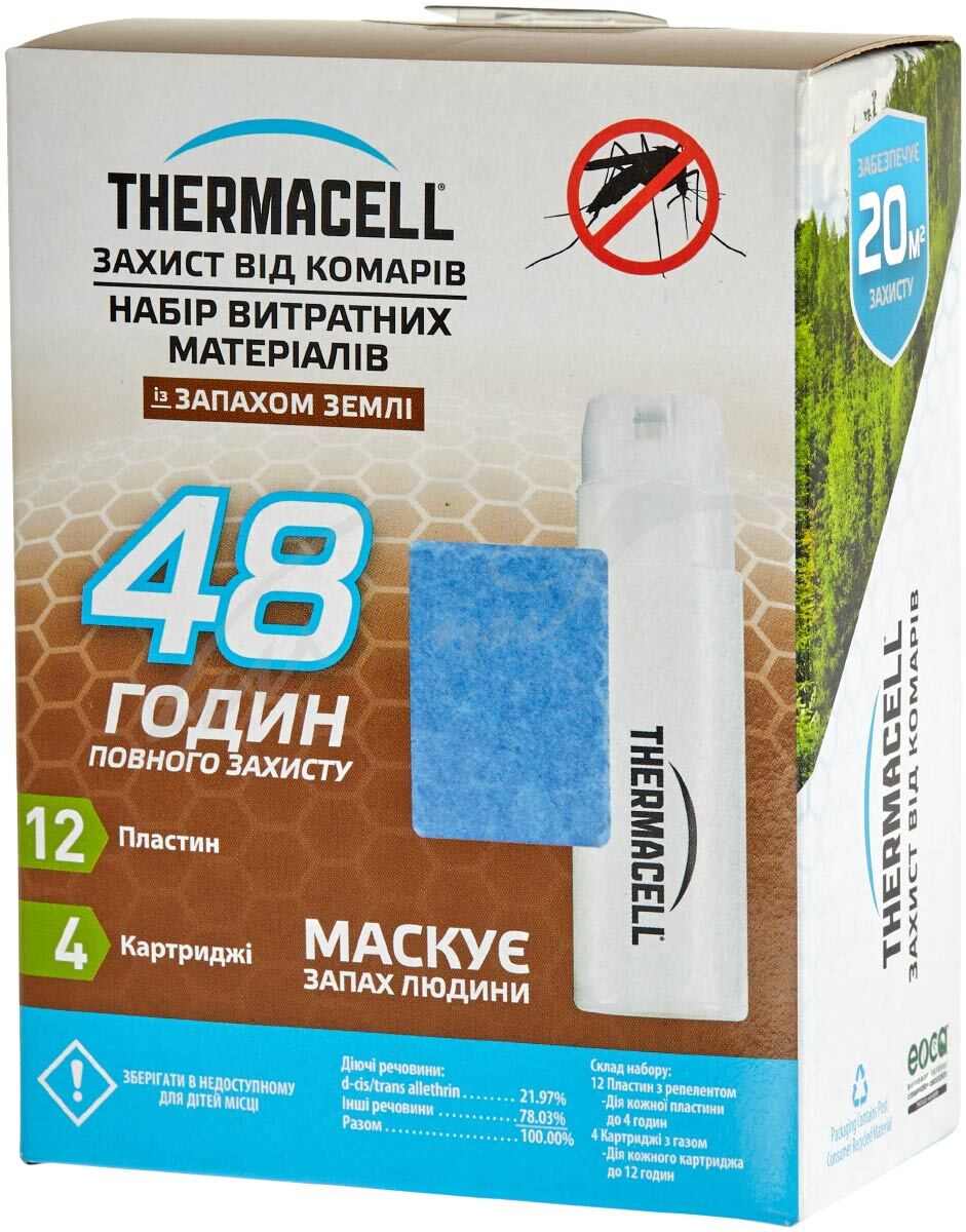 Картридж Thermacell E-4 Repellent Refills – Earth Scent 48 ч. Фото 1