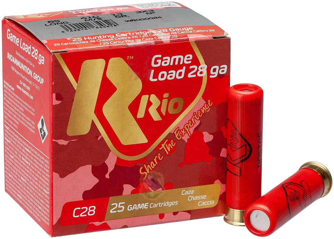 Патрон RIO Game Load кал. 28/65 дробь 3х3 Фото 1