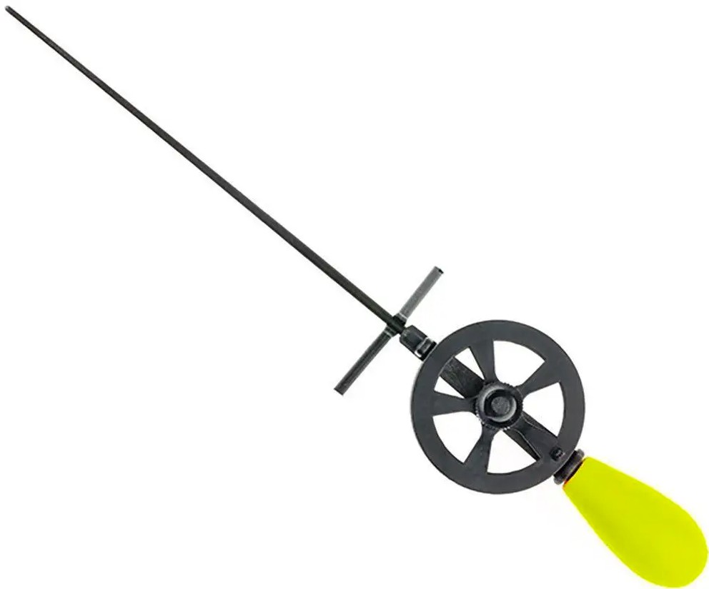 Удочка Зимняя AKARA Ledeer N катушкой Yellow (хлыст поликарбонат), HFBL-Y Фото 1