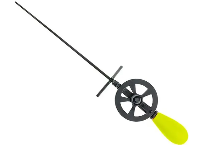 Вудка Зимова AKARA Ledeer N котушкою Yellow (хлист полікарбонат), HFBL-Y Фото 1