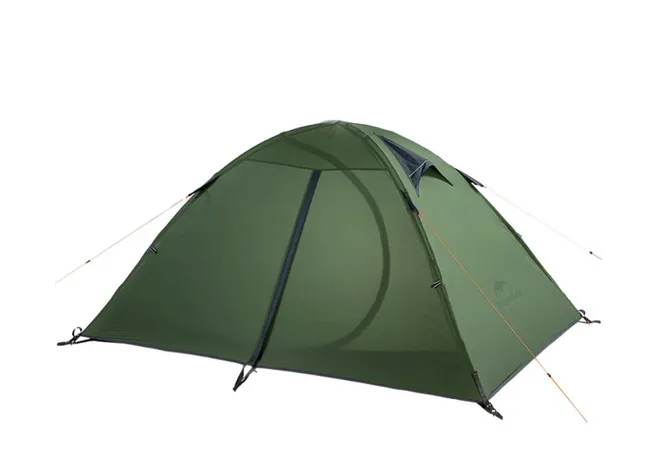 Палатка двухместная ультралегкая Naturehike NH15Z006-P, темно-зеленая Фото 1