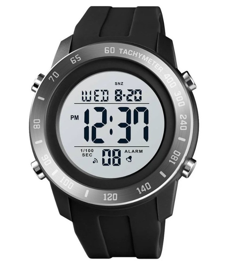 Тактические часы Skmei 1524BKWT Black-White Фото 1