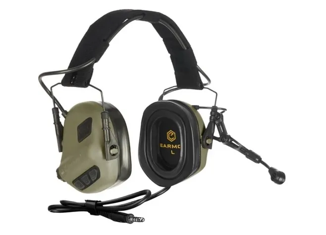 Активные защитные наушники Earmor M32 PLUS (FG) Olive Фото 1