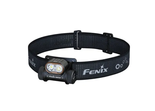 Ліхтар налобний Fenix HM55R з червоним світлом, чорний 1200 лм Фото 1