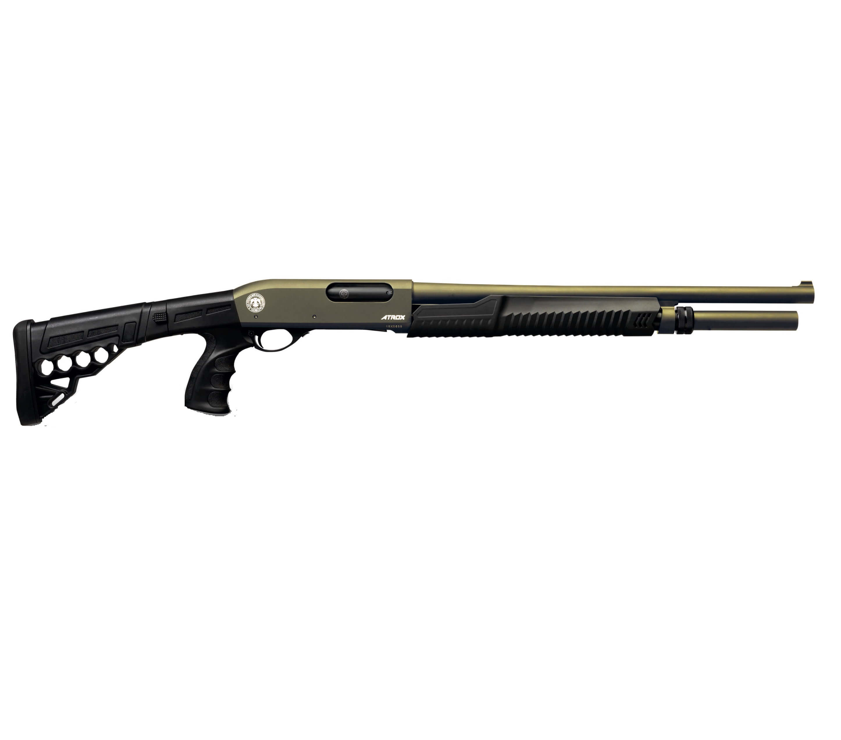 Рушниця Huglu ATROX Basic Black Telescopic Stock 12/51 cm Фото 1