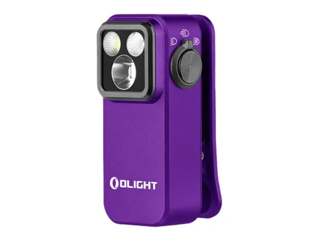 Ліхтар Olight Oclip Pro Purple Фото 1