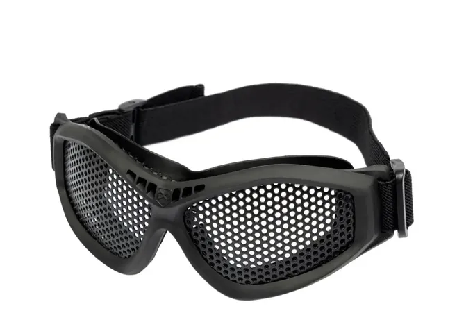 Защитные страйкбольные очки WoSport GG-MA-74-BK, сетчатые black Фото 1