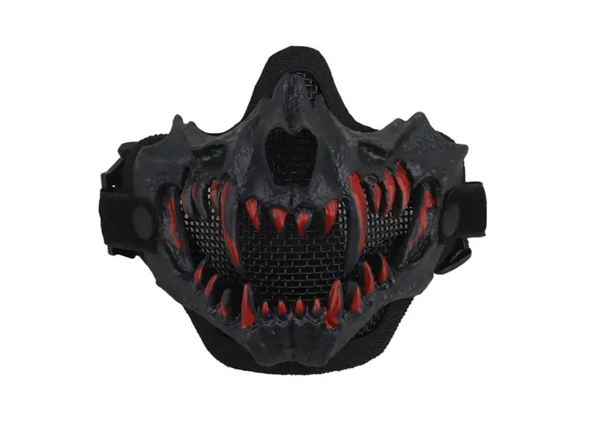 Маска для страйкболу WoSport Fangs Mask Black Фото 1