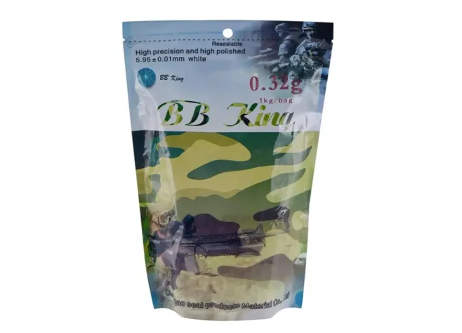 Страйкбольні кульки BB King Normal 6 мм 0,28 г 1кг/уп Фото 1