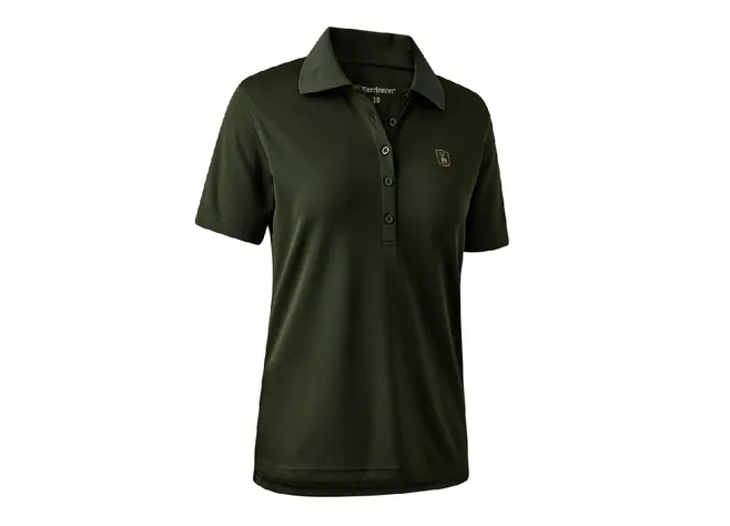 Поло DeerHunter Lady Climate Polo Shirt with 37.5 Technology (367 Forest Ember) Фото 1