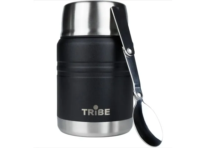 Термос Tribe Food Jar харчовий 0,45 л, black Фото 1